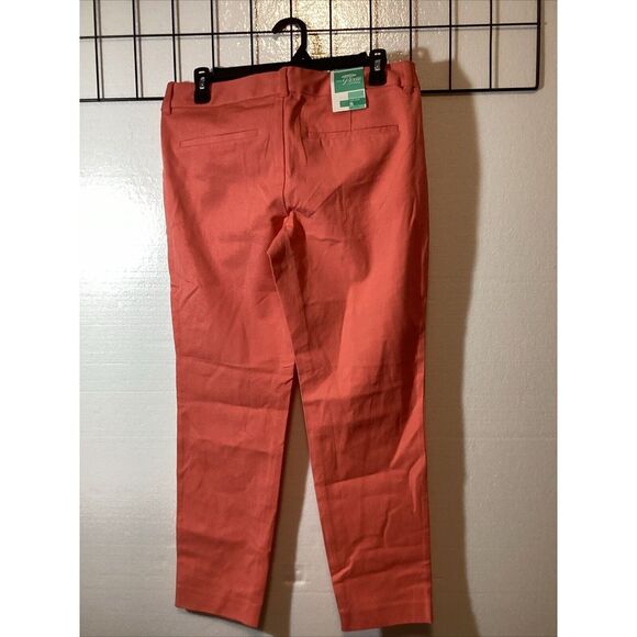 Old Navy Women's Pixie Ankle Pants size 8 Peach Pink Cotton Blend SKU # 58857 - Picture 8 of 11